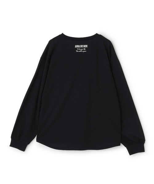 ANNA SUI mini(アナスイ・ミニ)の「【LADIES】アストロANNA長袖Tシャツ(Tシャツ/カットソー・レディース・オフホワイト/ブラック・F)」の3枚目の写真