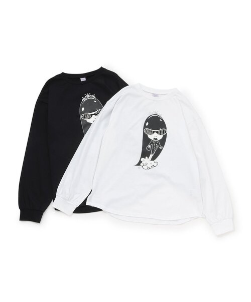 ANNA SUI mini(アナスイ・ミニ)の「【LADIES】アストロANNA長袖Tシャツ(Tシャツ/カットソー・レディース・オフホワイト/ブラック・F)」の10枚目の写真