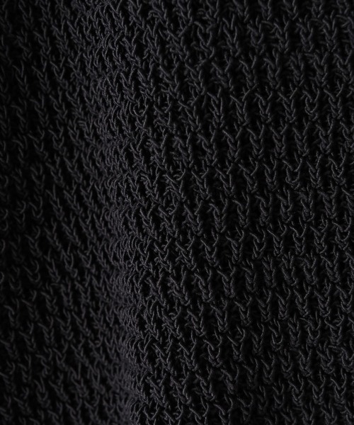 STYLE DELI(スタイルデリ)の「【BLK001】ストラクチャーリブカーディガン(カーディガン/ボレロ・レディース・ブラック・FREE)」の2枚目の写真