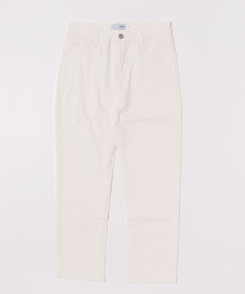 TONE SELECT WEAR(トーンセレクトウェア)の「【URGE:】ハイウエスト クロップド パンツ(デニムパンツ・レディース・ブラック/ホワイト/チャコールグレー・LARGE/MEDIUM/SMALL/X-SMALL/X-LARGE)」の12枚目の写真