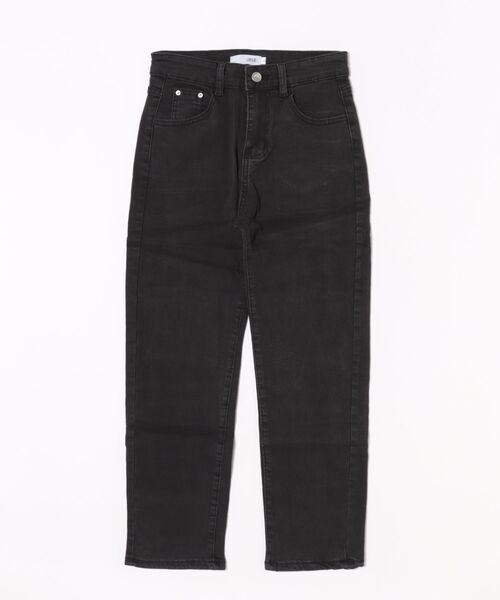 TONE SELECT WEAR(トーンセレクトウェア)の「【URGE:】ハイウエスト クロップド パンツ(デニムパンツ・レディース・ブラック/ホワイト/チャコールグレー・LARGE/MEDIUM/SMALL/X-SMALL/X-LARGE)」の13枚目の写真