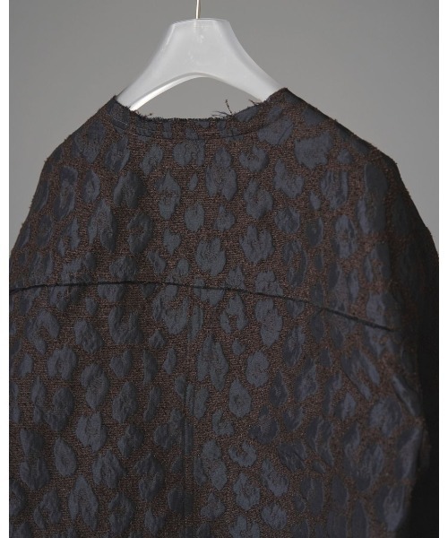 anuke(アンヌーク)の「anuke Leopard Jacquard Jacket 62520110(その他アウター・レディース・ブラウン・38/36)」の13枚目の写真