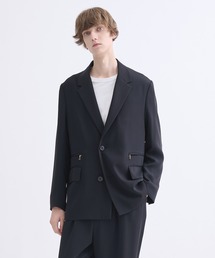 新品未使用　クルニ　STUDIOUS別注 LAYERED PO 黒　ネイビー　2 CULLNI （クルニ）公式通販｜STUDIOUS（ステュディオス