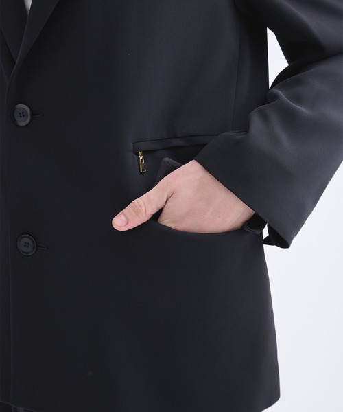 CULLNI(クルニ)の「【CULLNI】別注 Tailored JKT(テーラードジャケット・メンズ・ブラック/ネイビー/モカ・1/2)」の18枚目の写真