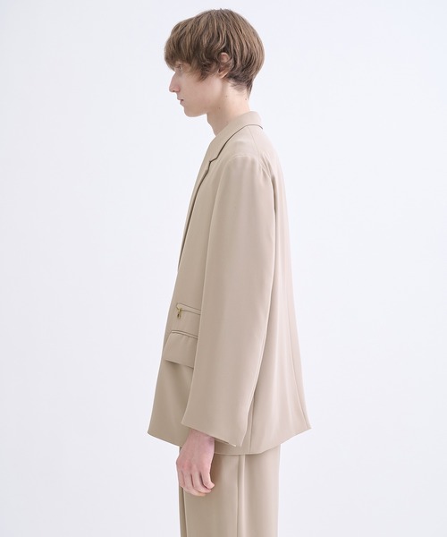 CULLNI(クルニ)の「【CULLNI】別注 Tailored JKT(テーラードジャケット・メンズ・ブラック/ネイビー/モカ・1/2)」の22枚目の写真