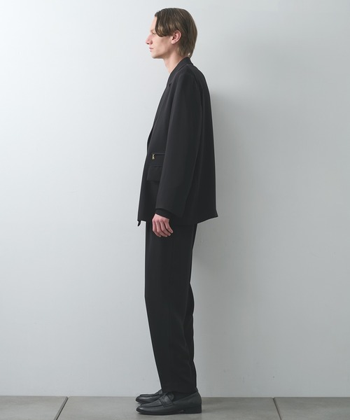 CULLNI(クルニ)の「【CULLNI】別注 Tailored JKT(テーラードジャケット・メンズ・ブラック/ネイビー/モカ・1/2)」の5枚目の写真
