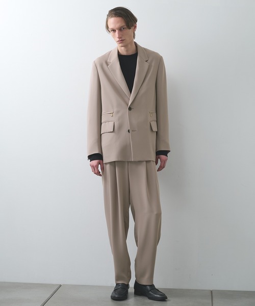 CULLNI(クルニ)の「【CULLNI】別注 Tailored JKT(テーラードジャケット・メンズ・ブラック/ネイビー/モカ・1/2)」の7枚目の写真