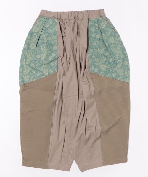 チャイハネ（チャイハネ）の「【チャイハネ】ヤオリ異素材パッチワークMEN'Sパンツ（その他パンツ・メンズ・ブラック/ブルー/ベージュ・FREE）」の3枚目の写真