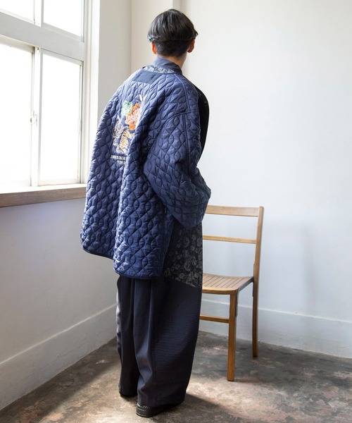 チャイハネ（チャイハネ）の「【チャイハネ】ヤオリ異素材パッチワークMEN'Sパンツ（その他パンツ・メンズ・ブラック/ブルー/ベージュ・FREE）」の20枚目の写真