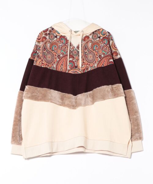 チャイハネ(チャイハネ)の「【チャイハネ】ファーベルMEN'Sフーディー(パーカー・メンズ・ホワイト/ブラック/グリーン・FREE)」の2枚目の写真