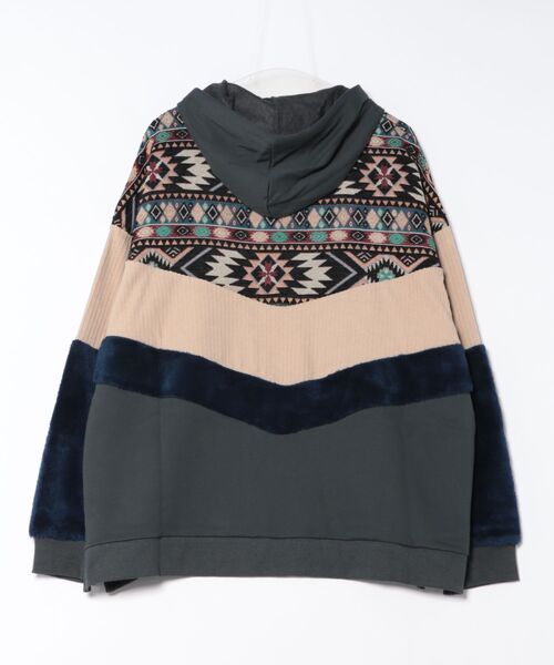 チャイハネ(チャイハネ)の「【チャイハネ】ファーベルMEN'Sフーディー(パーカー・メンズ・ホワイト/ブラック/グリーン・FREE)」の4枚目の写真