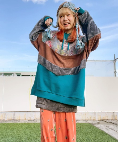 チャイハネ(チャイハネ)の「【チャイハネ】ファーベルMEN'Sフーディー(パーカー・メンズ・ホワイト/ブラック/グリーン・FREE)」の14枚目の写真