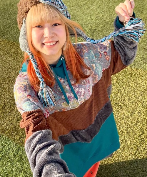 チャイハネ(チャイハネ)の「【チャイハネ】ファーベルMEN'Sフーディー(パーカー・メンズ・ホワイト/ブラック/グリーン・FREE)」の15枚目の写真