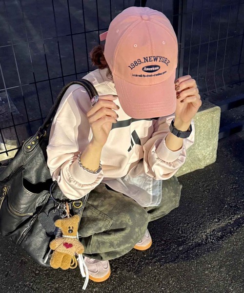 Flugge（フラッジー）の「1989 baseballキャップ（キャップ・レディース・ピンク/ブラック・FREE）」の2枚目の写真