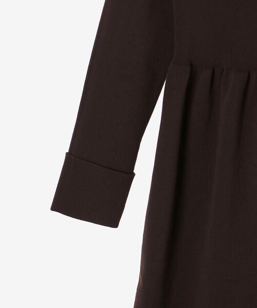cle blatt(クレブラット)の「ポロニットロングワンピース(ワンピース・レディース・ブラウン/ベージュ/ブラック・MEDIUM)」の10枚目の写真