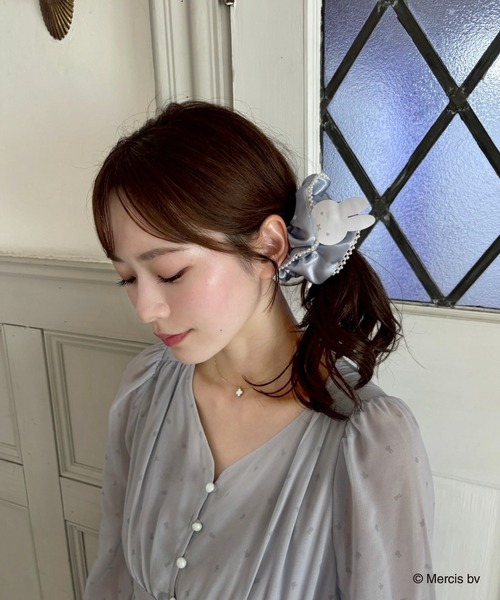 MIIA（ミーア）の「miffy 総柄パールシュシュ（ショルダーバッグ・レディース・ブラック/ブルー/ベージュ・FREE）」の18枚目の写真