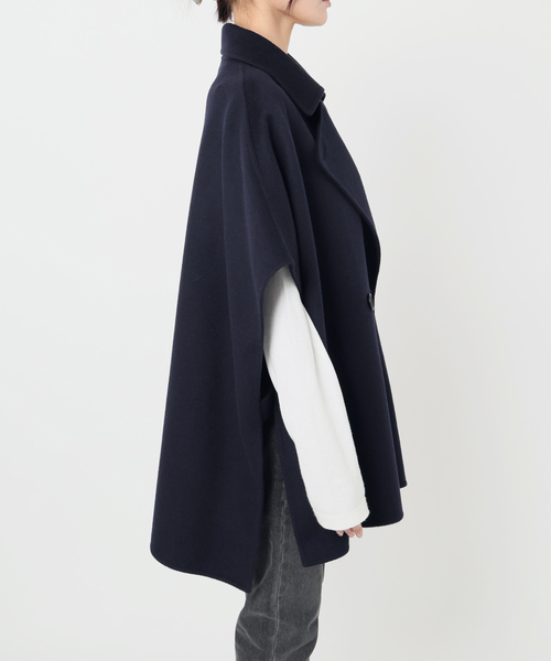 新品タグ付き】relume 36 ウールナイロンリバーガウンコート