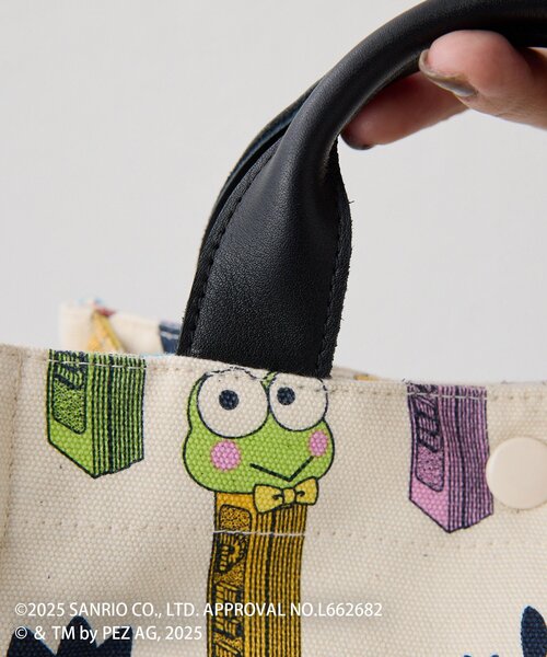 はぴだんぶい×PEZ(ペッツ)×ear】コラボコットントートバッグS（トート