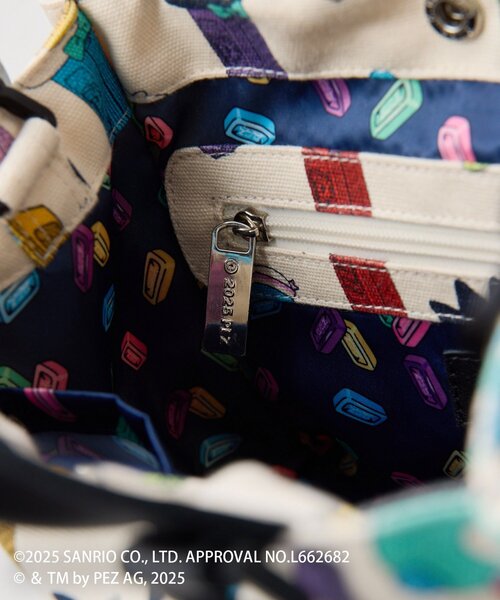 はぴだんぶい×PEZ(ペッツ)×ear】コラボコットントートバッグS（トート