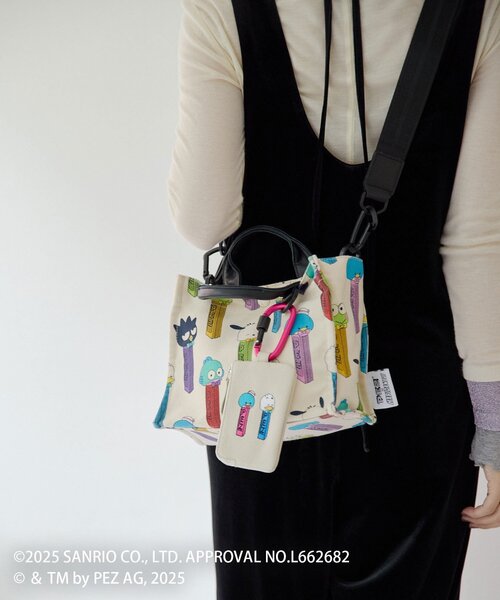 はぴだんぶい×PEZ(ペッツ)×ear】コラボコットントートバッグS（トート