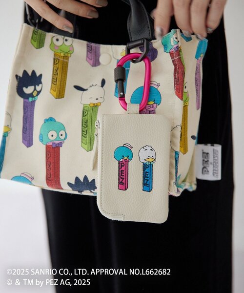はぴだんぶい×PEZ(ペッツ)×ear】コラボコットントートバッグS（トート