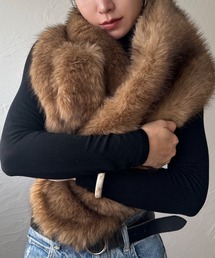 deux amour(ドゥーザムール)のフェイクファーストール(ストール/ショール)