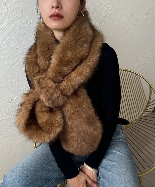 フェイクファーストール（ストール/ショール）｜deux amour