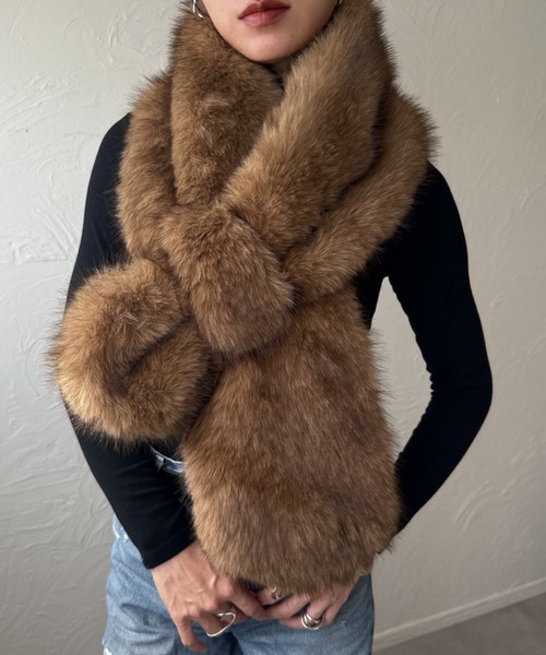 フェイクファーストール（ストール/ショール）｜deux amour