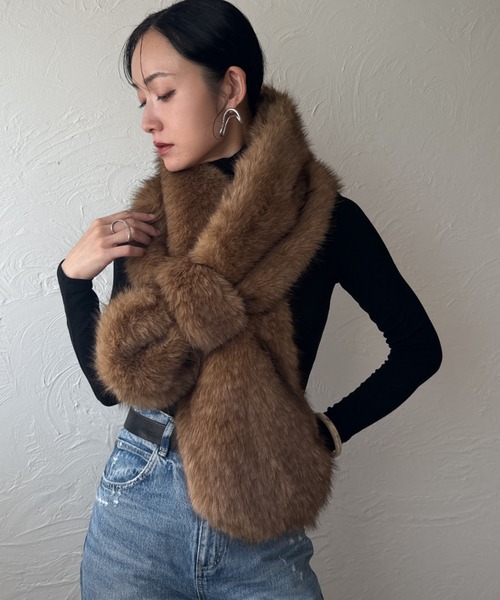 フェイクファーストール（ストール/ショール）｜deux amour