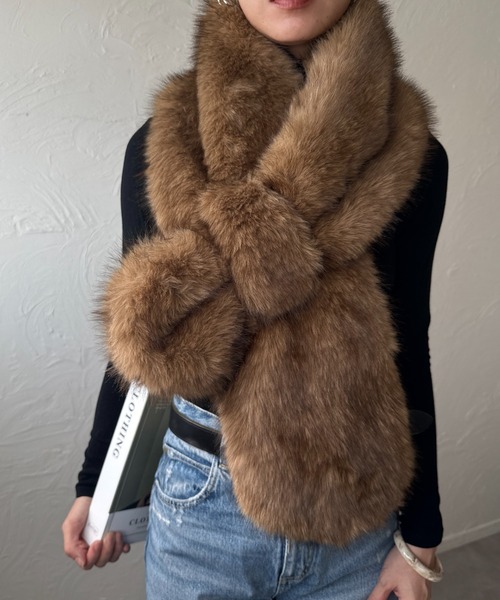 フェイクファーストール（ストール/ショール）｜deux amour