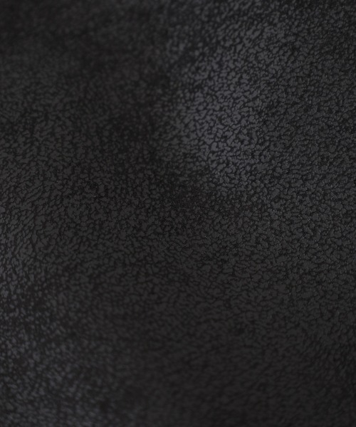 Ed Hardy（エドハーディー）の「ED HARDY PU風スウェードタッチダンボール トライバル刺繍ダブルZIPパーカー（パーカー・メンズ・ブラック・M/L）」の4枚目の写真