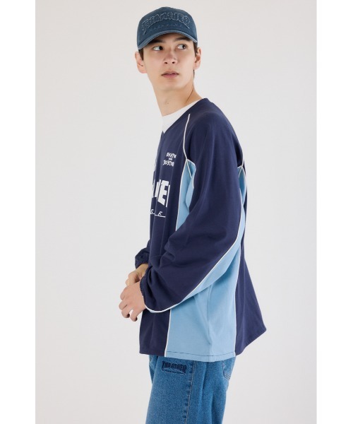 RODEO CROWNS WIDE BOWL（ロデオクラウンズワイドボウル）の「THRASHER GAME L/S Tシャツ（Tシャツ/カットソー・レディース・オフホワイト/ブラック/ネイビー・FREE）」の18枚目の写真