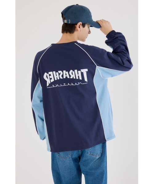 RODEO CROWNS WIDE BOWL（ロデオクラウンズワイドボウル）の「THRASHER GAME L/S Tシャツ（Tシャツ/カットソー・レディース・オフホワイト/ブラック/ネイビー・FREE）」の19枚目の写真