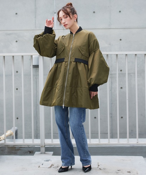 セール】【Original Design】ボンバーMA-1ジャケット/ブルゾン/モード