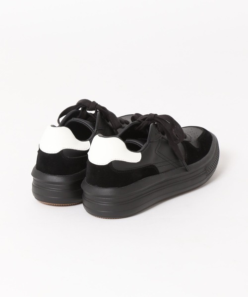 GLOBAL WORK(グローバルワーク)の「エアかるボリュームスニーカー/591542(スニーカー・レディース・ブラック/ベージュ/オフホワイト・MEDIUM/LARGE)」の6枚目の写真