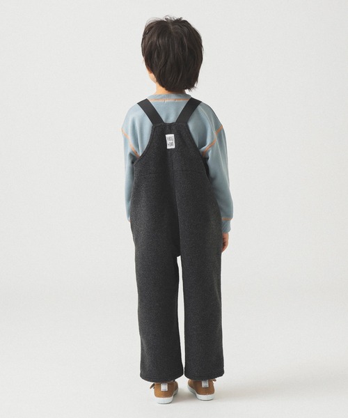 B:MING by BEAMS（ビーミングバイビームス）の「フリース カバーオール 2025FW（100～140cm）（サロペット/オーバーオール・キッズ・チャコールグレー/ブラック・100/110/140/120/130）」の5枚目の写真