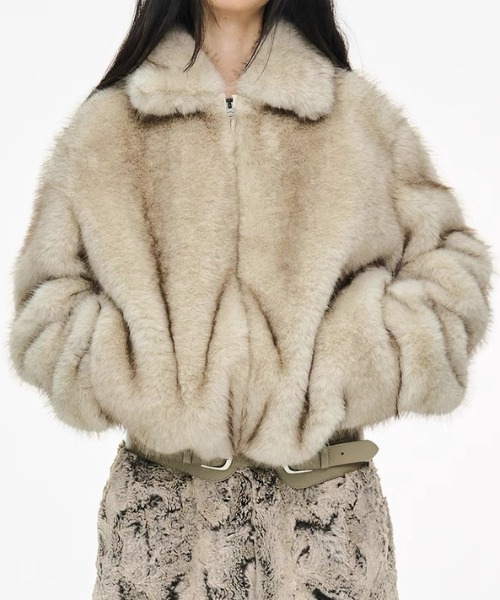 セール】【新色追加】エコファーコート（ブルゾン）｜ViViDAY