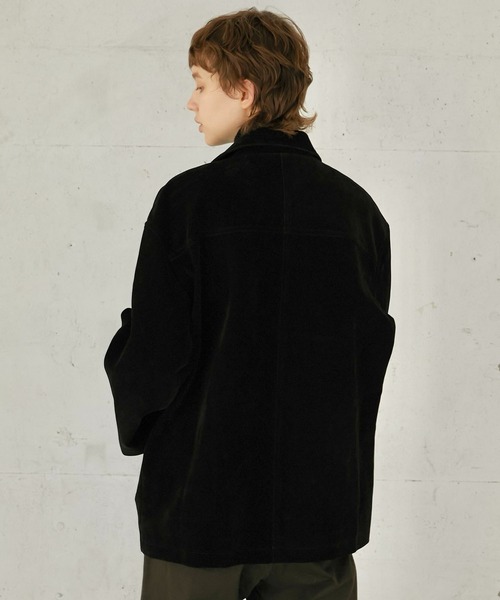 LA PEAU DE GEM】eco suede cover all/エコスウェードカバーオール