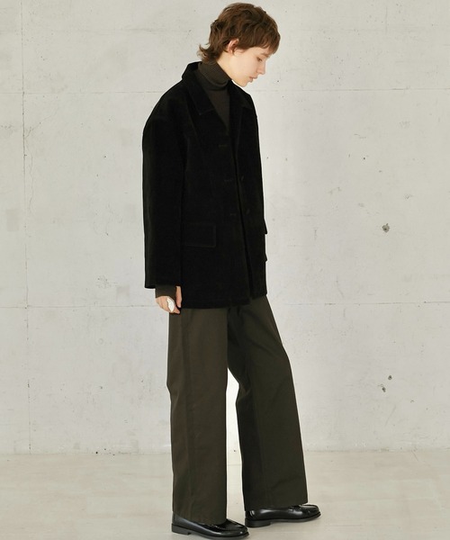 LA PEAU DE GEM】eco suede cover all/エコスウェードカバーオール