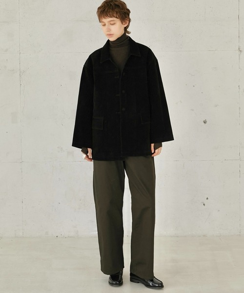 LA PEAU DE GEM】eco suede cover all/エコスウェードカバーオール