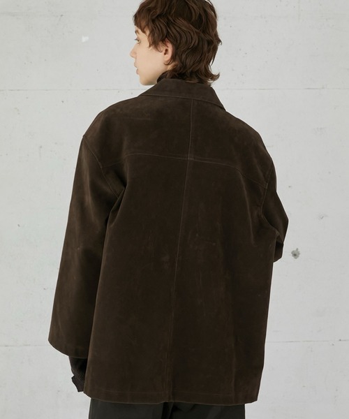LA PEAU DE GEM】eco suede cover all/エコスウェードカバーオール