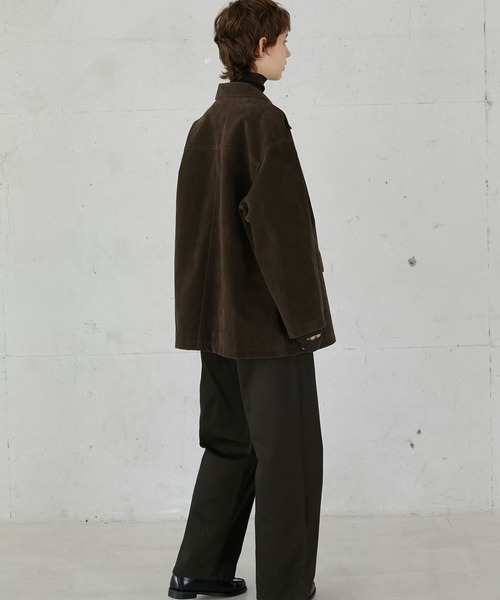 LA PEAU DE GEM】eco suede cover all/エコスウェードカバーオール