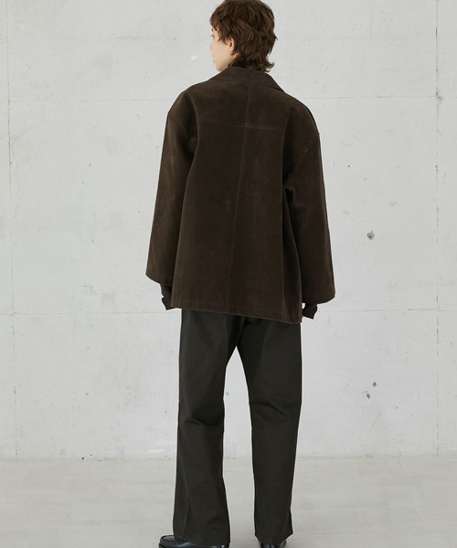 LA PEAU DE GEM】eco suede cover all/エコスウェードカバーオール