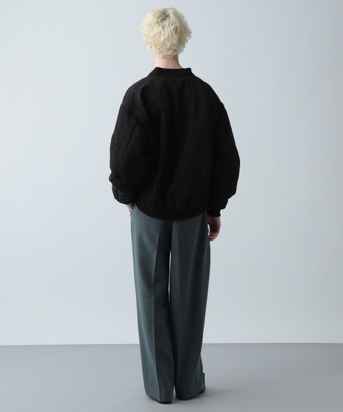 HARE(ハレ)の「ユーティリティZIP-MA-1(HARE)(MA-1・メンズ・ブラック/グリーン・FREE)」の6枚目の写真