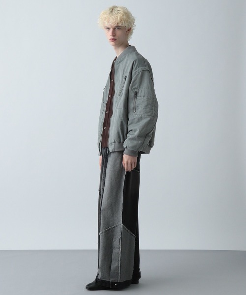 HARE(ハレ)の「ユーティリティZIP-MA-1(HARE)(MA-1・メンズ・ブラック/グリーン・FREE)」の9枚目の写真