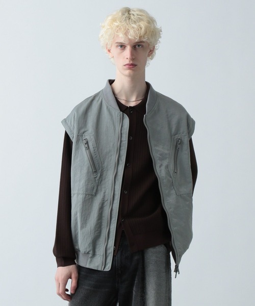 HARE(ハレ)の「ユーティリティZIP-MA-1(HARE)(MA-1・メンズ・ブラック/グリーン・FREE)」の18枚目の写真