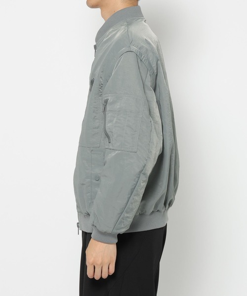 HARE(ハレ)の「ユーティリティZIP-MA-1(HARE)(MA-1・メンズ・ブラック/グリーン・FREE)」の21枚目の写真