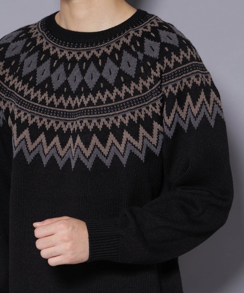 セール】モールヤーンノルディックニット（ニット/セーター）｜NANO