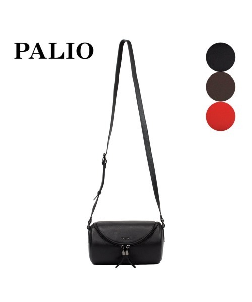 PALIO(パリオ)の「【PALIO】ロロアシリーズ ロール型ミニショルダー(ショルダーバッグ・レディース・ダークブラウン/レッド/ブラック・FREE)」の5枚目の写真