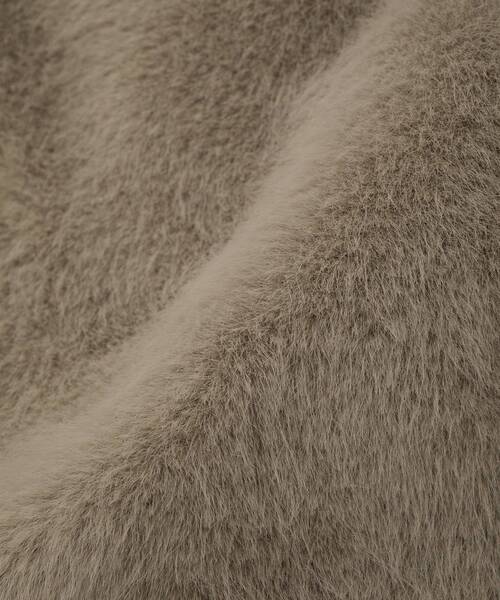 YECCA VECCA（イェッカヴェッカ）の「ボリューム袖フェイクファーコート（その他アウター・レディース・モカ/ライトベージュ・FREE）」の12枚目の写真